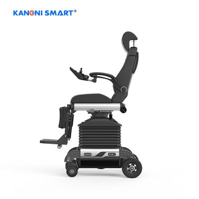 China Aluminum Alloy K109N 220mm Height Lift Electric Wheelchair Kangni Model Full Function Smart Power Wheelchair For Adult for sale