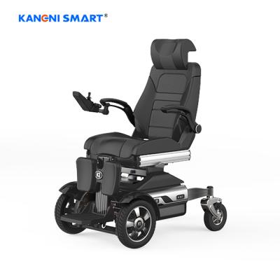 China 2020 Aluminum Alloy K101N Full Function Power Wheelchair For Elderly And Disable Dual Drive Mode With Seat Rotation for sale