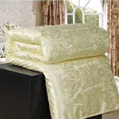 China Nondisposable Pure Color Stain Jacquard Silk Comforter Sets - Comforter for sale