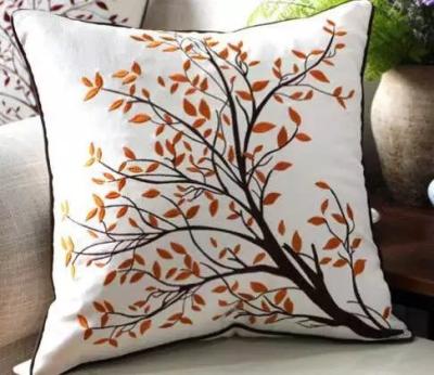 China CLASSIC Woven Chair Embroidered Cushion Cover Home Decorative, Sofa Square Pillow For Bedroom Or Outdoor for sale