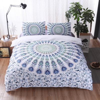 China 90gsm Microfiber Luxury Fabric-Luxury King Size Bedding Set Bohemian Paisley Duvet Cover & Comforters Set Bedspread for sale