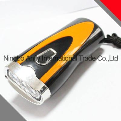 China Anfly portable rechargeable emergency dynamo led flashlighting dynamo led flashlight with CE and ROHs for sale