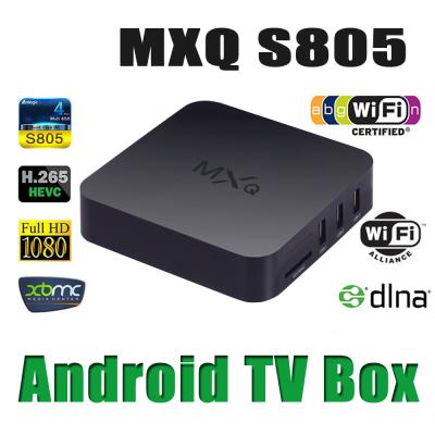 China MXQ Set Top BOX Amlogic S805 Quad-Core 1.5GHz 1GB+8GB Support 2.4G wireless mouse for sale