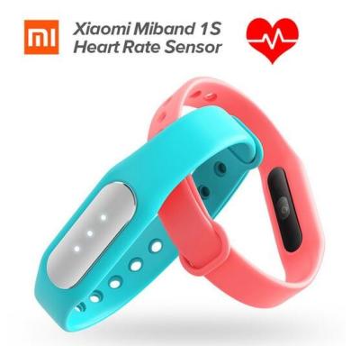 China Original Xiaomi Mi Band 1S Heart Rate Wristband With White LED for sale