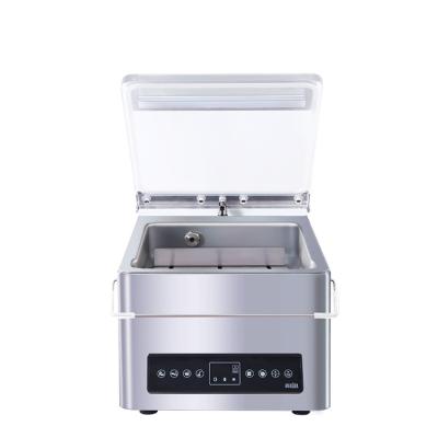 China Food HVC-210T/1D Hualian Plastic Bag Portable Automatic Food Single Chamber Sealer Sealing Vacuum Packing Machine for sale