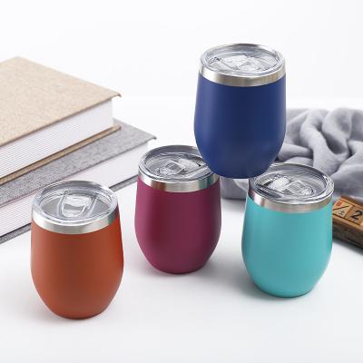 China Sustainable Double layer inside and outside 304 stainless steel double layer vacuum mug availability and color optional egg cup for sale