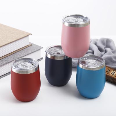 China 2022 Easy Clean Insulated Stainless Steel Tumbler Vacuum Elegant Cup Powder Coated Sustainably Egg Cups for sale