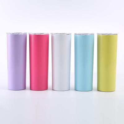 China 20 oz Stainless Steel Double Wall Sublimation Tight Rising Tight Vacuum Insulated Straight Mug for sale