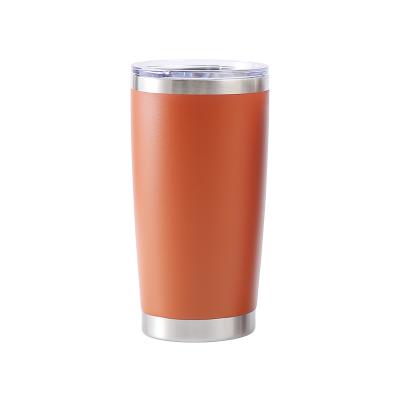 China Viable Stainless Steel Tumbler Mug Double Wall Cart Vacuum Insulated Coffee Mug 20 Ounce Car Mug for sale