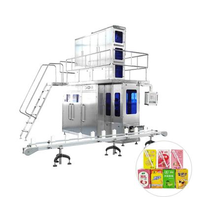 China 250m Food Paper Carton Box lAutomatic Cold Brew Tea Juice Aseptic UHT Filling Machine for sale