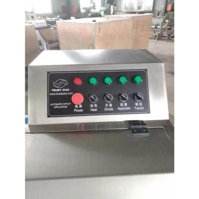 China Automatic Straw Applicator Machine For Multiple Beverage Aseptic Juice And Milk Cartons Box for sale