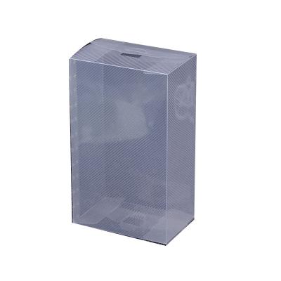 China YM-S179 PVC box pp product packaging plastic box twill PVC box PET transparent folding box custom frosted custom logo for sale