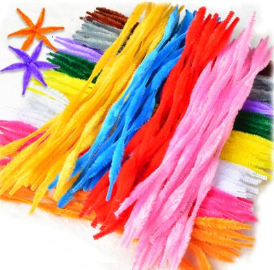 China 100pcs DIY Chenille Children's Durable Handmade Felt Toy Crafts For Kids Educational Toys Whistle Toys Cleaner Craft for sale