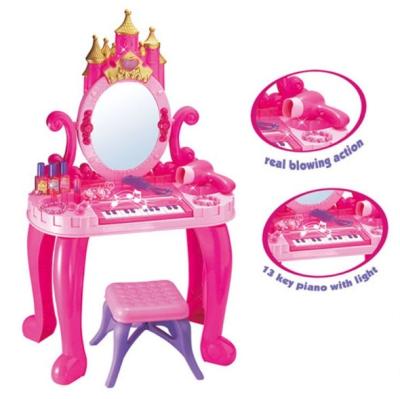 China YM-S132 Real Children's Dressing Table Girl Princess Playhouse Toy Cosmetics for sale