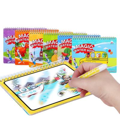 China Children coloring magic toy YM-W0180 water picture book doodle water picture book baby toy scene coloring picture for sale