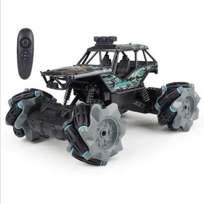 China RC Model 2.4G Remote Control Four-Wheel Drive High-Speed ​​Off-Road Vehicle Stunt Drift Side Part Sliding Lights Children's Boys Toys for sale