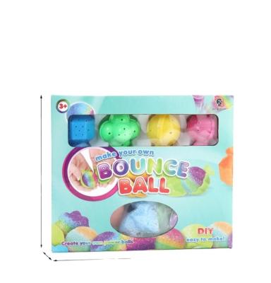 China DIY Sand Powder Bouncy Ball Sprinkle Material Border Homemade Children's Mold Powder Sand Ball Bouncy Science Experience for sale