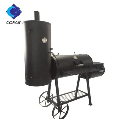 China Easily Collected BBQ Charcoal Grill High Temperature Resistant Smoker for sale