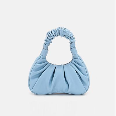 China 2022 New Arrival Trendy Fashion Handbags Women Whip Fashion Dumpling Cloud Genuine Leather Luxury Handbag Bag for sale