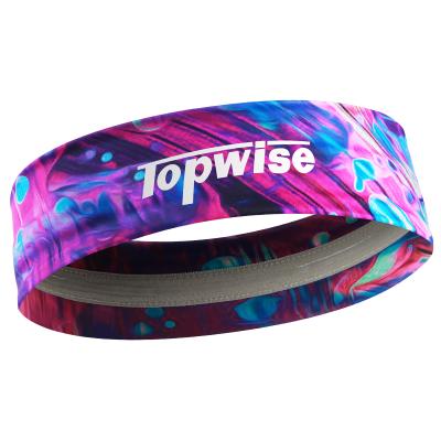 China Polyester & Polyester Nylon & Moisture Wicking Nylon Sports Style Custom Nylon Headband Women for sale