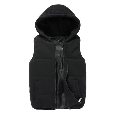 China Wholesale fashion outdoor unisex factory warm hooded vest anti-pilling for sale