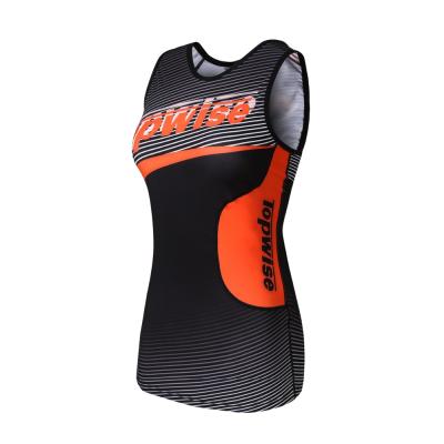 China High quality antibacterial antibacterial compression women's wholesale triathlon clothing singlets/vest for sale