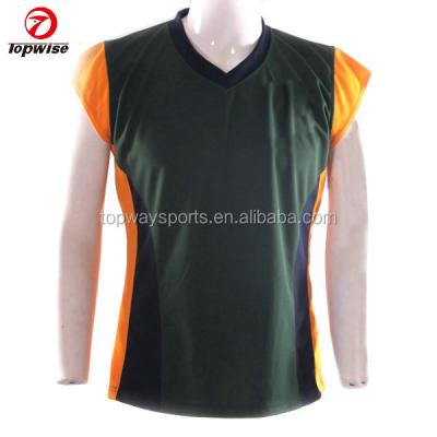 China New Design Antibacterial Wholesale Mens Cricket Tank Top Antibacterial For OEM Service for sale