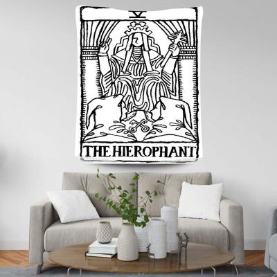 China Jacquard Tarot Polyester Custom Design And Size Wall Tapestry 150X200cm 3D Print For Home Decoration Lit Wall Hanging Tapestry for sale