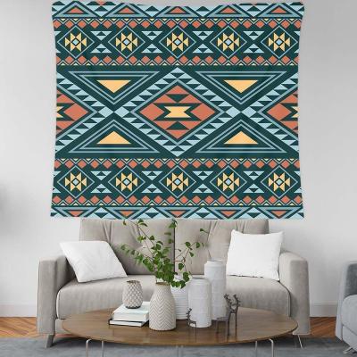 China Free Samples 100%Handmade Jacquard Bohemian Polyester Custom Design And Size Wall Tapestry 150X200cm 3D Print For Home Decoration for sale