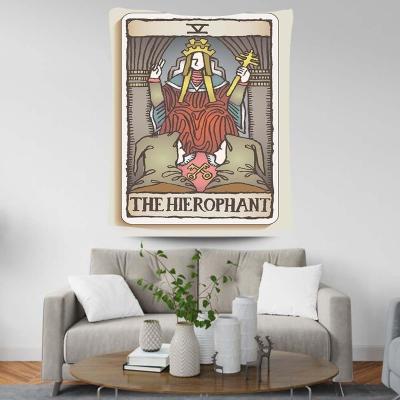 China Jacquard Free Samples Tarot Polyester Custom Design And Size Wall Tapestry 150X200cm 3D Printed For Home Decoration for sale