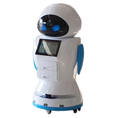 China Intelligent Hotels AI Voice Operated Robot Hotel Elevator Control Robot for sale