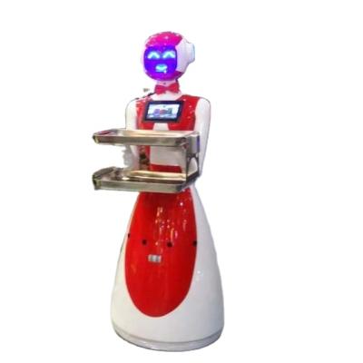 China Hotels Restaurant Humanoid Food Delivery Robot Waiter Laser Navigation Intelligent Robot for sale