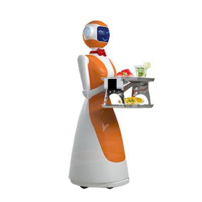 China Restaurant Autonomous Navigation Working Humanoid Hotel Restaurant High Efficiency Robot for sale