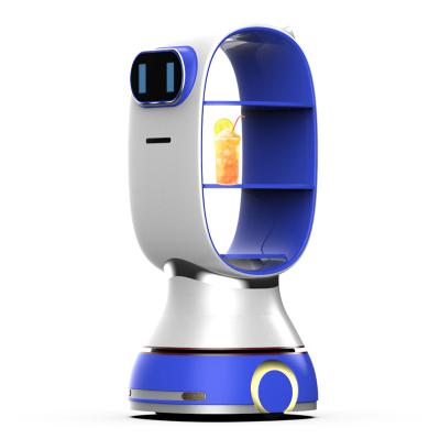 China Restaurant/hotel/dining room food delivery service robot latest intelligent automatic navigation restaurant for sale