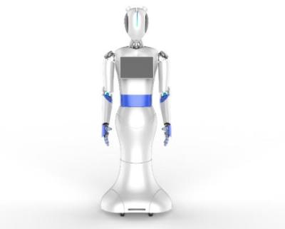 China Hotels Autonomous Humanoid Artificial Intelligence Service Robot Welcome Robot for sale