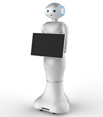 China Hotels Dialog Advanced Smart Mall AI Receptionist Service Assistant Robot for sale