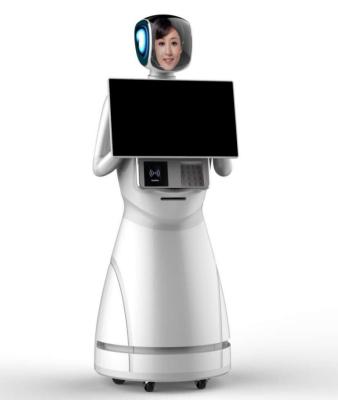 China Multifunctional intelligent hotels government hotel and commercial exhibition service robot for sale