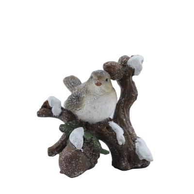 China British Robin Resin Birds Figurine Ornament from Europe for Christmas Decoration Home Decoration for sale