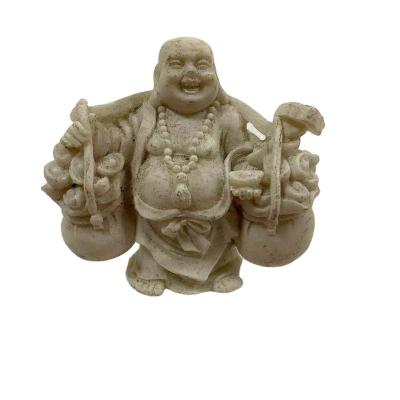 China Europe mini resin sitting position holding Ruyi Buddha statue desktop decoration figure a mini for sale