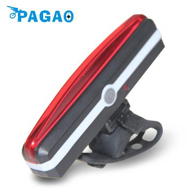 China USB Manual Button Bicycle COB Tail Light Mountain Bike Warning Tail Light Bicycle Fill Light Riding Equipment for sale