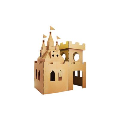 China Wholesale Kids Creative Handmade Graffiti Cardboard Art Fun Corrugated Paper Mini Store for sale