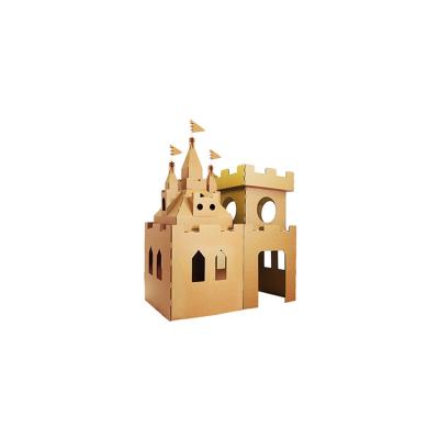 China Wrinkled paper sell well new type 2021 new princess villa castle dollhouse birthday gift dollhouse wooden house mini for sale