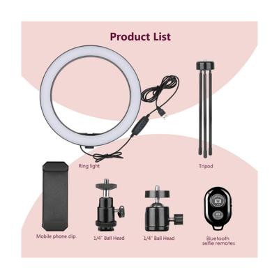 China Various Promotional Goods Using 10 Inch LED Ring Light For Visual SLK-RL010 Makeup Photography (W) for sale