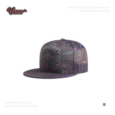 China Custom Vintage OEM JOINT Snapback Logo Flat Brim Gorras Cap Covers Eye of Horus Hip Hop Baseball Caps for sale