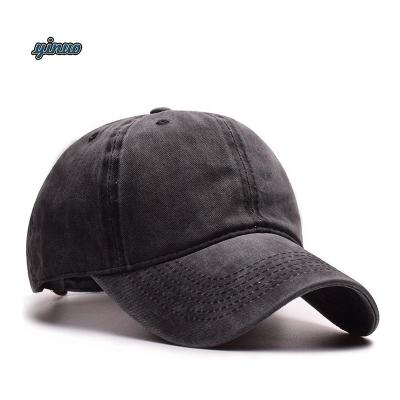 China Custom Made Competitively Priced Popular Wholesale COMMON Logo Baseball Caps Cotton Vintage Dad Hats for sale