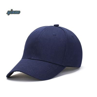 China COMMON Wholesale Made In China White Cotton Advertising Promotional 100% Baseball Caps Logo Sports Baseball Caps Custom Made for sale