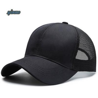 China Wholesale JOINT Logo Blank Mesh Baseball Cap Custom Sports Fashion Casual Baseball Cap for sale