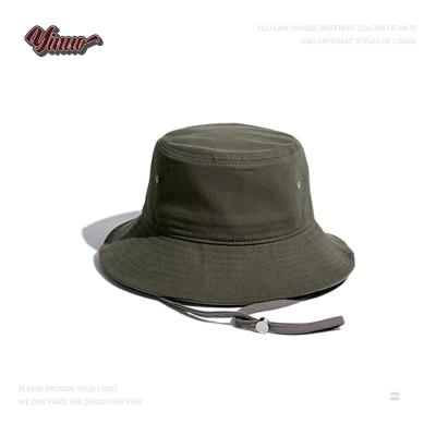 China Wholesale High Quality Fashion 100% Cotton Sunshade Hat Custom Logo Blank Bucket Hat Products for sale