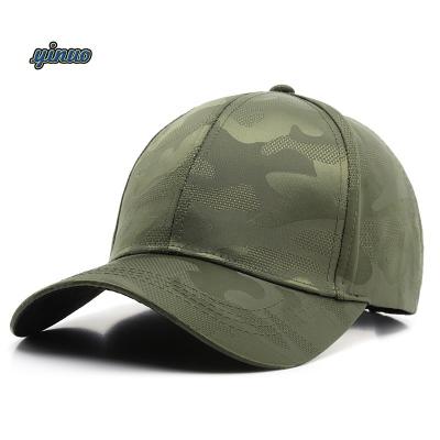 China Custom Wholesale Sports Quality Sports Camouflage Logo Camouflage Baseball Cap High Casual Hat for sale