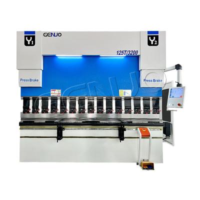 China Metal sheet factory cybtouch 12 controller CNC bending machine sheet metal sheet metal press bending brake 160t with Delem for sale